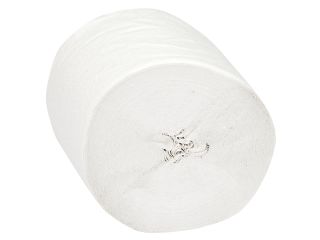 Toilet tissue in small rolls without a core